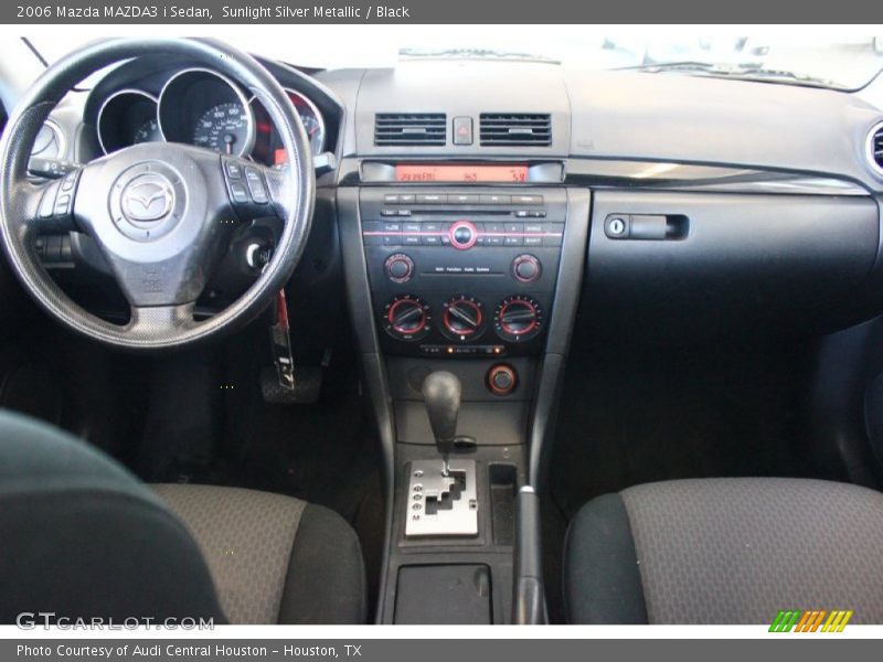 Sunlight Silver Metallic / Black 2006 Mazda MAZDA3 i Sedan