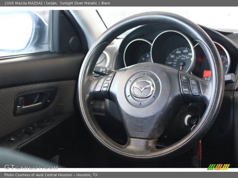 Sunlight Silver Metallic / Black 2006 Mazda MAZDA3 i Sedan