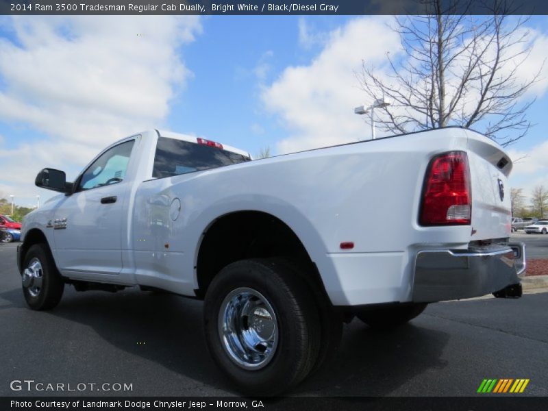 Bright White / Black/Diesel Gray 2014 Ram 3500 Tradesman Regular Cab Dually