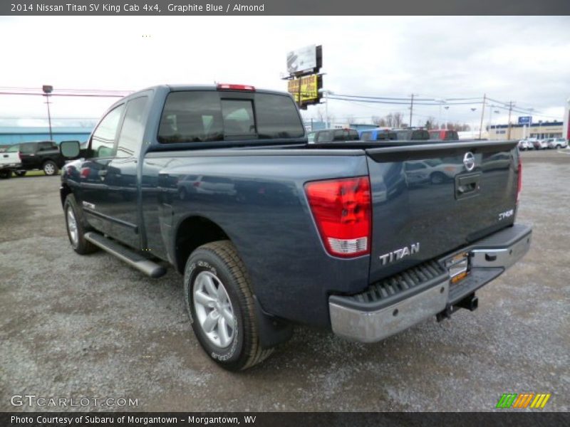 Graphite Blue / Almond 2014 Nissan Titan SV King Cab 4x4