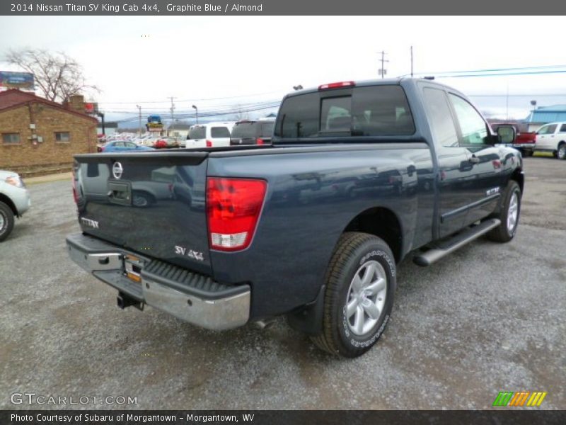 Graphite Blue / Almond 2014 Nissan Titan SV King Cab 4x4