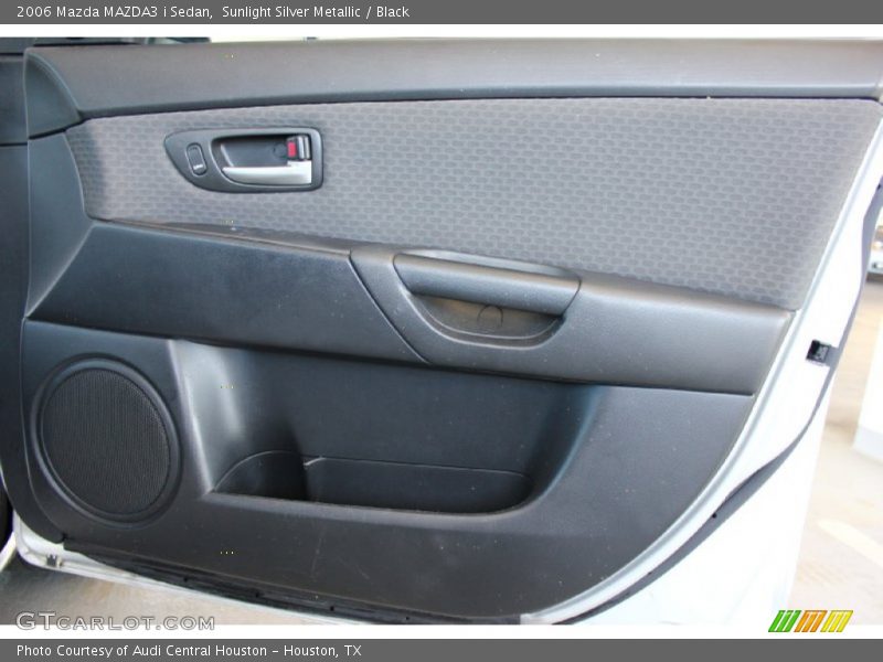 Sunlight Silver Metallic / Black 2006 Mazda MAZDA3 i Sedan