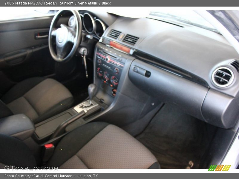 Sunlight Silver Metallic / Black 2006 Mazda MAZDA3 i Sedan
