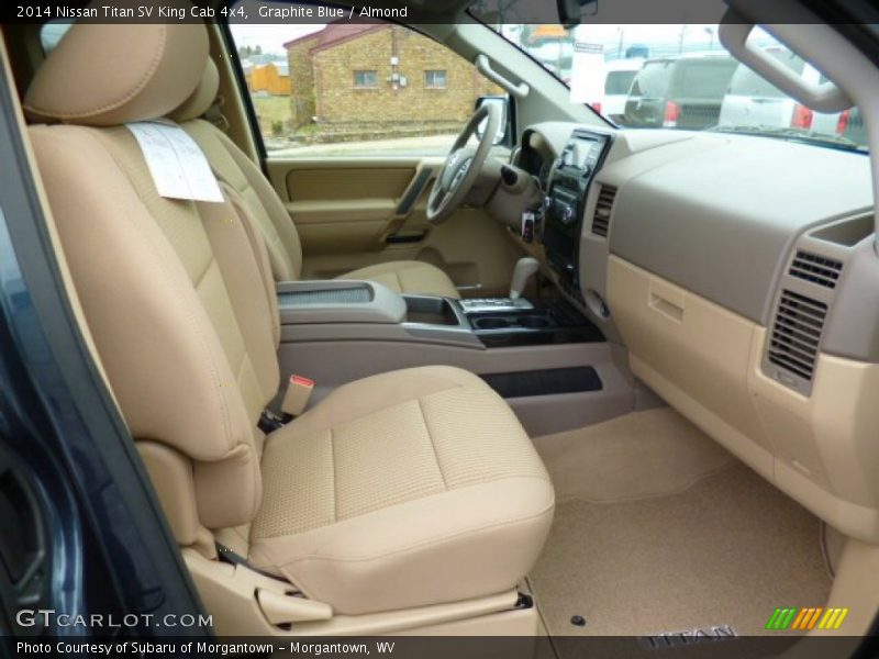  2014 Titan SV King Cab 4x4 Almond Interior