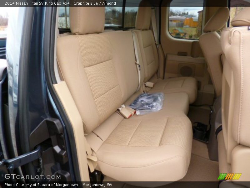 Rear Seat of 2014 Titan SV King Cab 4x4