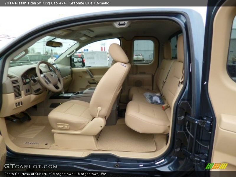 Graphite Blue / Almond 2014 Nissan Titan SV King Cab 4x4