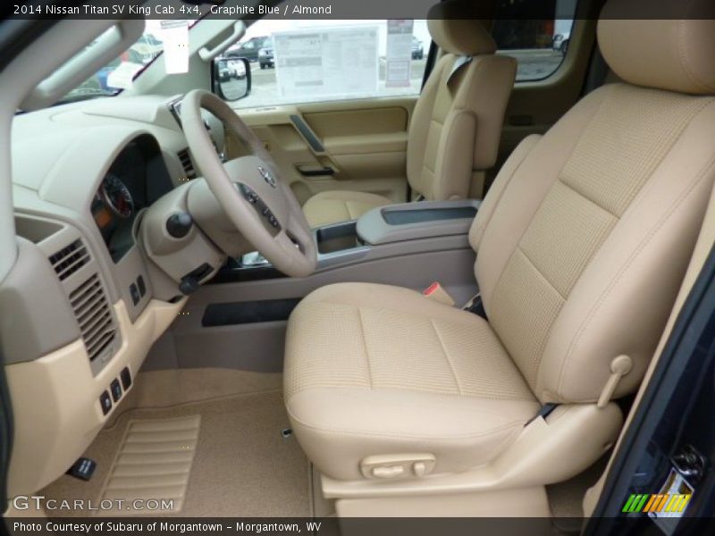 Graphite Blue / Almond 2014 Nissan Titan SV King Cab 4x4