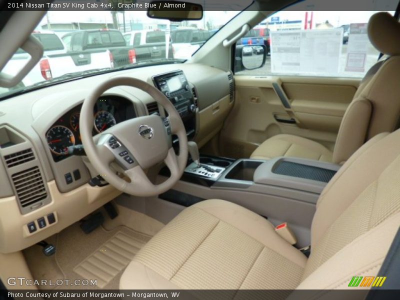 Graphite Blue / Almond 2014 Nissan Titan SV King Cab 4x4