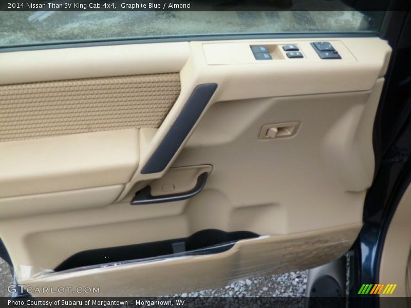 Graphite Blue / Almond 2014 Nissan Titan SV King Cab 4x4