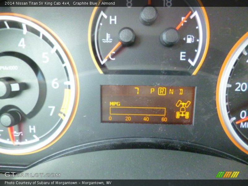 Graphite Blue / Almond 2014 Nissan Titan SV King Cab 4x4