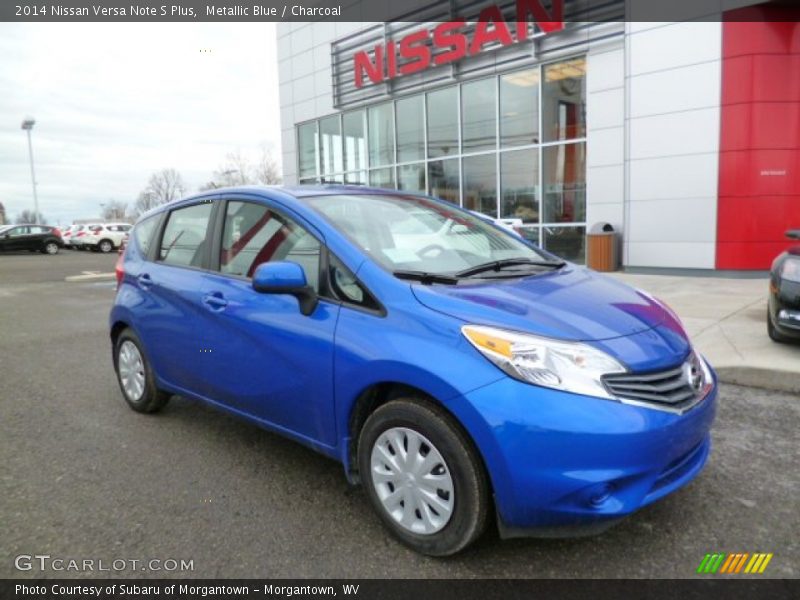 Metallic Blue / Charcoal 2014 Nissan Versa Note S Plus