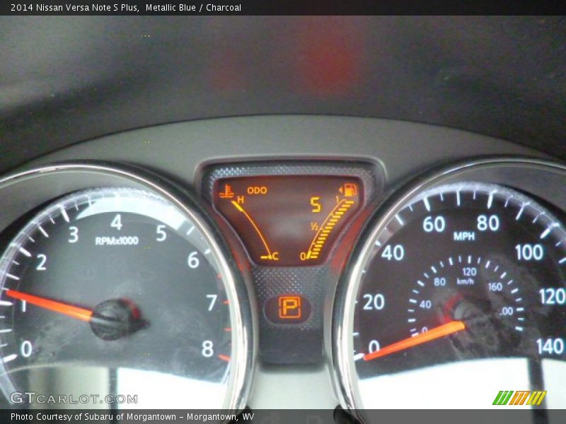 Metallic Blue / Charcoal 2014 Nissan Versa Note S Plus