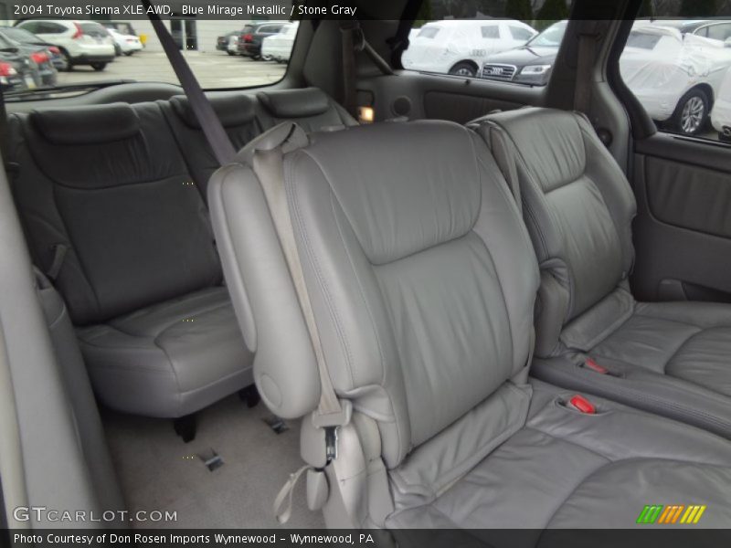 Blue Mirage Metallic / Stone Gray 2004 Toyota Sienna XLE AWD