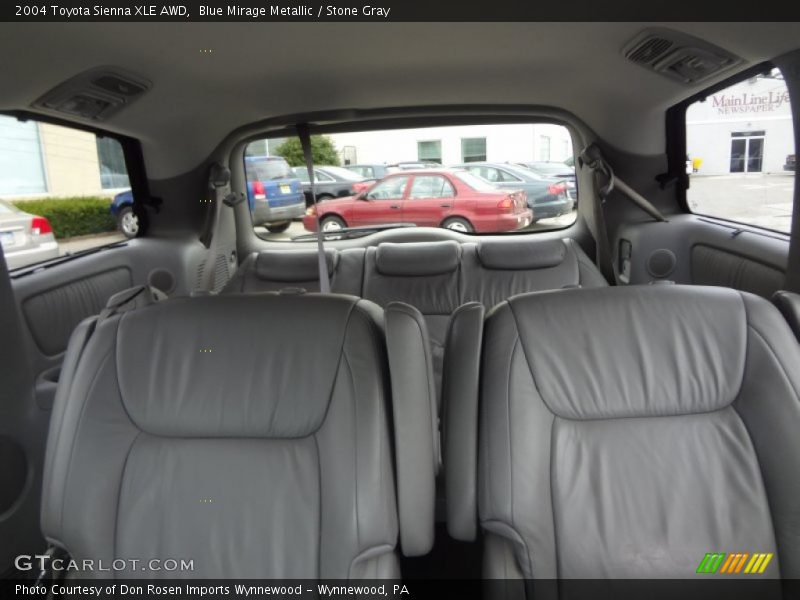 Blue Mirage Metallic / Stone Gray 2004 Toyota Sienna XLE AWD