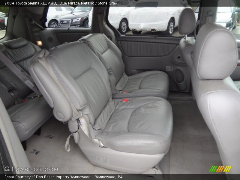Blue Mirage Metallic / Stone Gray 2004 Toyota Sienna XLE AWD