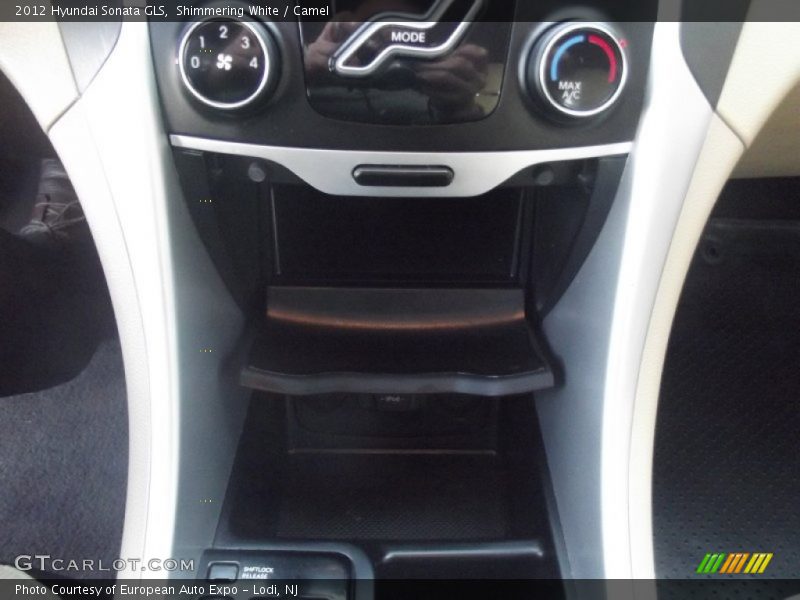Shimmering White / Camel 2012 Hyundai Sonata GLS