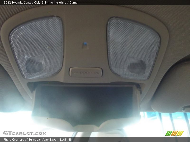 Shimmering White / Camel 2012 Hyundai Sonata GLS