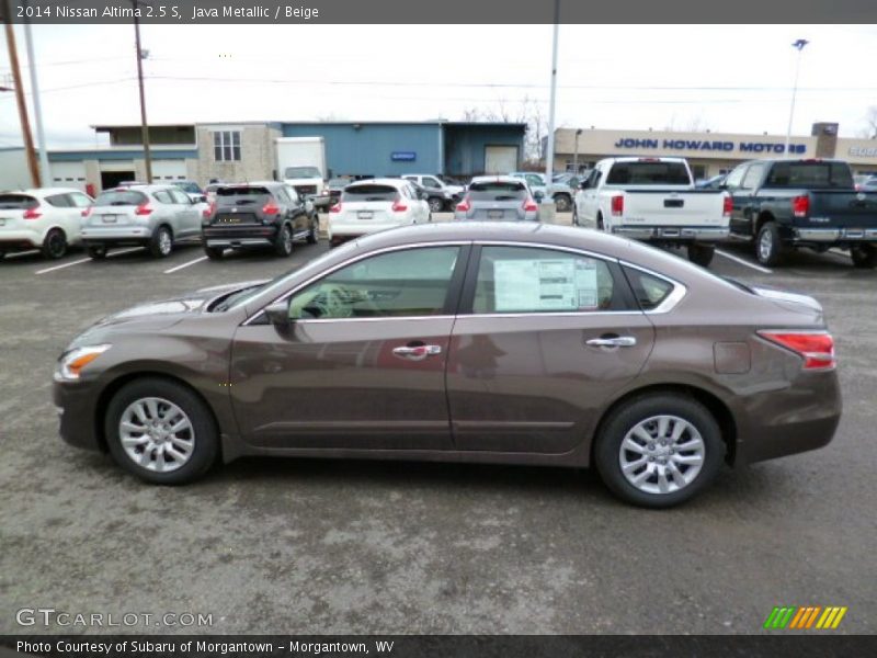 Java Metallic / Beige 2014 Nissan Altima 2.5 S