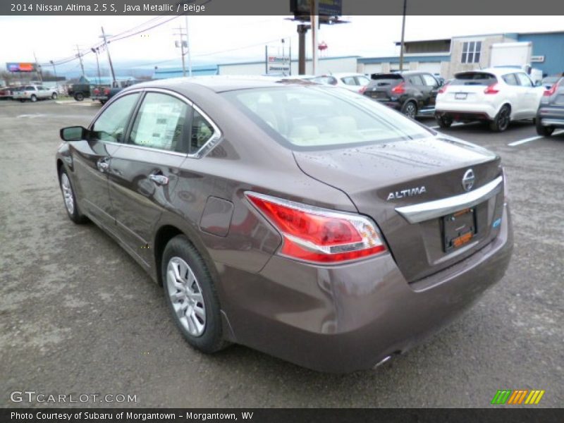 Java Metallic / Beige 2014 Nissan Altima 2.5 S