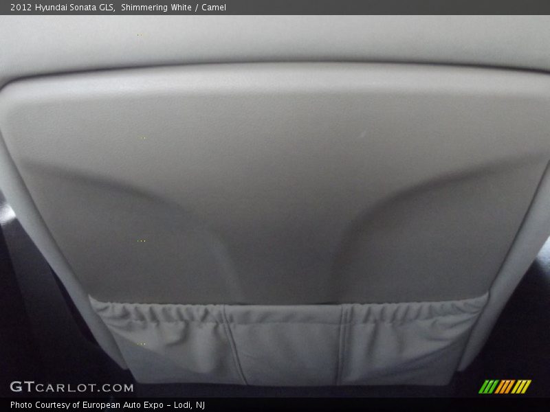Shimmering White / Camel 2012 Hyundai Sonata GLS