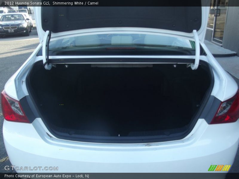 Shimmering White / Camel 2012 Hyundai Sonata GLS