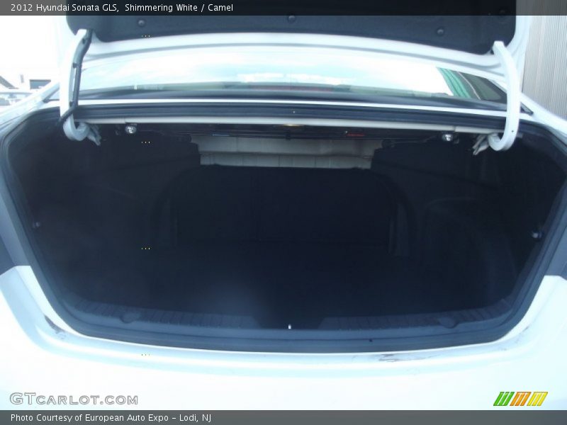 Shimmering White / Camel 2012 Hyundai Sonata GLS