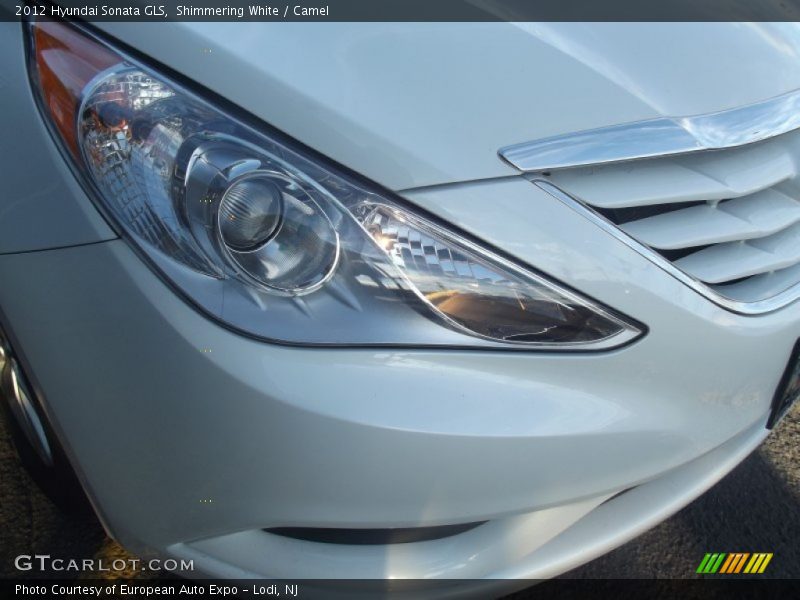 Shimmering White / Camel 2012 Hyundai Sonata GLS