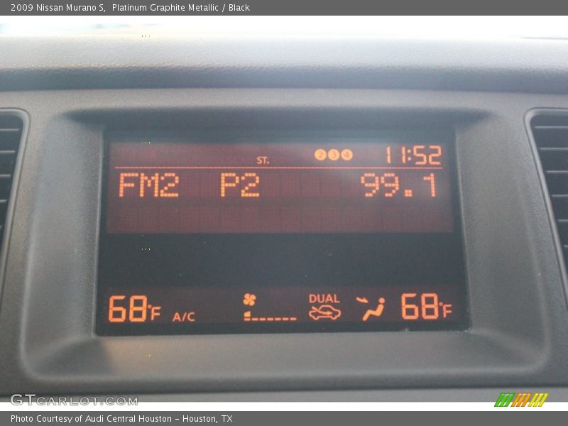 Platinum Graphite Metallic / Black 2009 Nissan Murano S