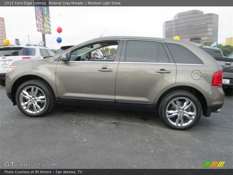Mineral Gray Metallic / Medium Light Stone 2013 Ford Edge Limited