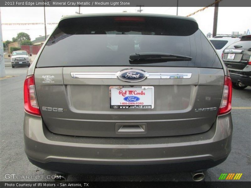 Mineral Gray Metallic / Medium Light Stone 2013 Ford Edge Limited