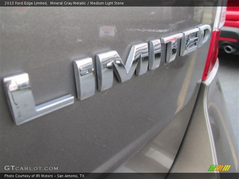 Mineral Gray Metallic / Medium Light Stone 2013 Ford Edge Limited
