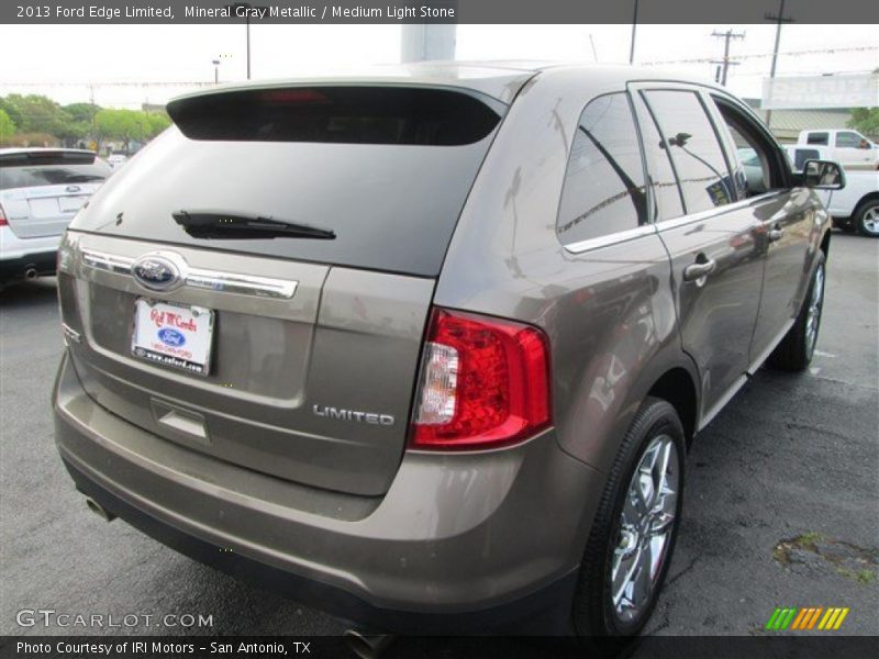 Mineral Gray Metallic / Medium Light Stone 2013 Ford Edge Limited
