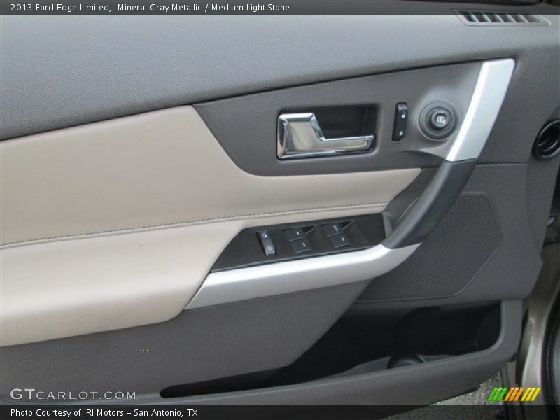 Mineral Gray Metallic / Medium Light Stone 2013 Ford Edge Limited