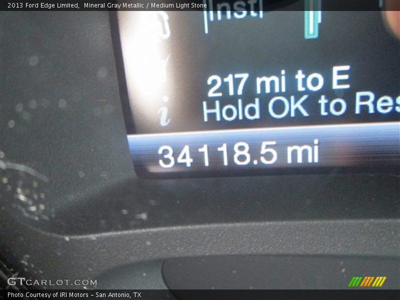 Mineral Gray Metallic / Medium Light Stone 2013 Ford Edge Limited