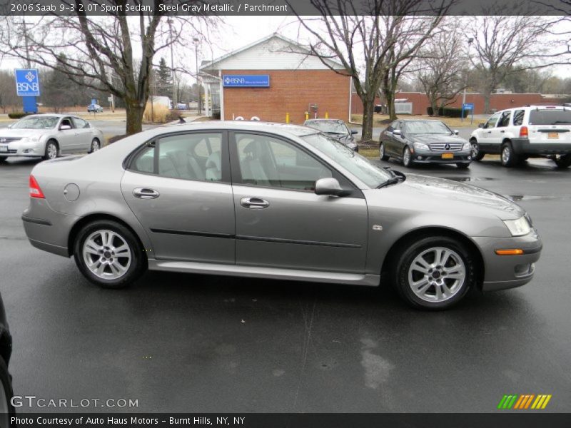 Steel Gray Metallic / Parchment 2006 Saab 9-3 2.0T Sport Sedan