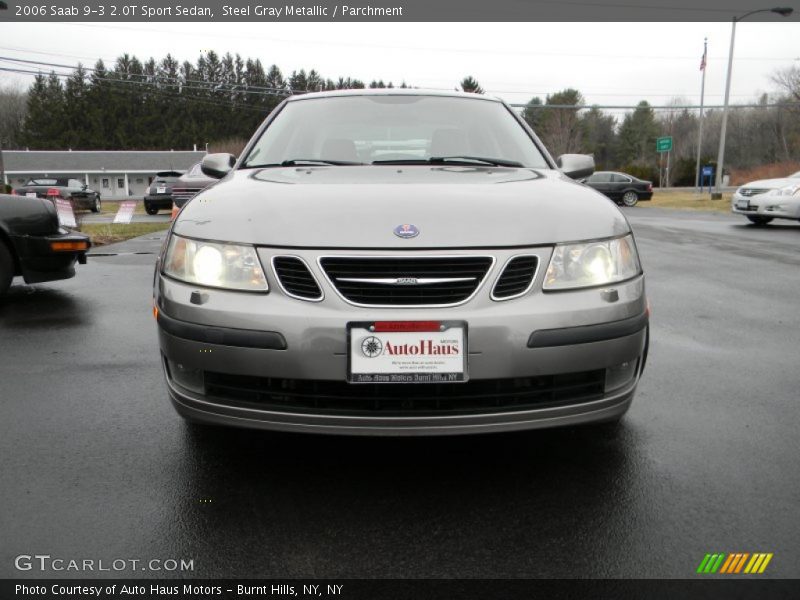 Steel Gray Metallic / Parchment 2006 Saab 9-3 2.0T Sport Sedan