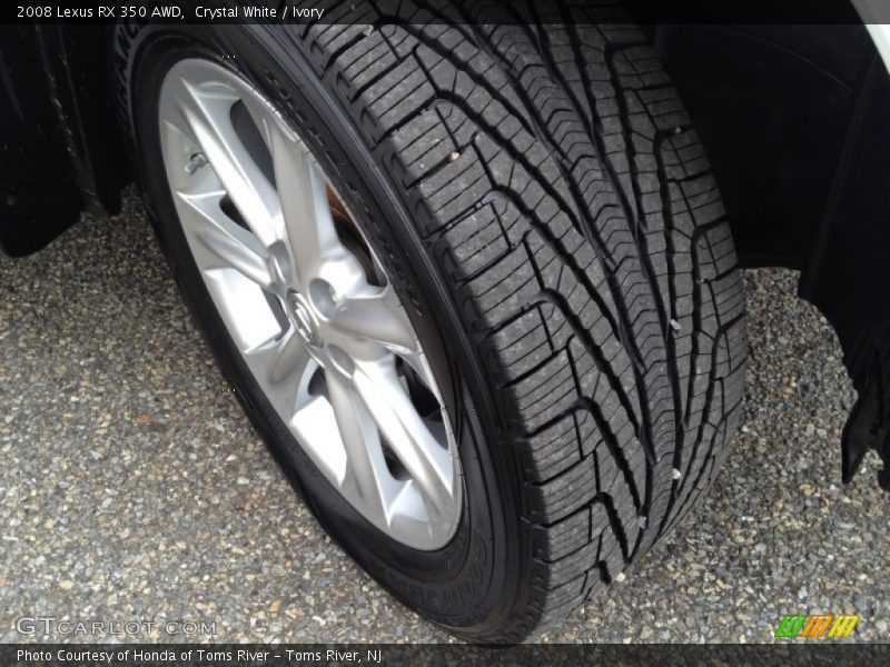 Crystal White / Ivory 2008 Lexus RX 350 AWD