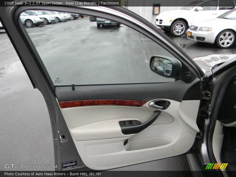 Steel Gray Metallic / Parchment 2006 Saab 9-3 2.0T Sport Sedan