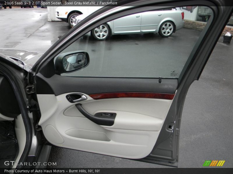 Steel Gray Metallic / Parchment 2006 Saab 9-3 2.0T Sport Sedan