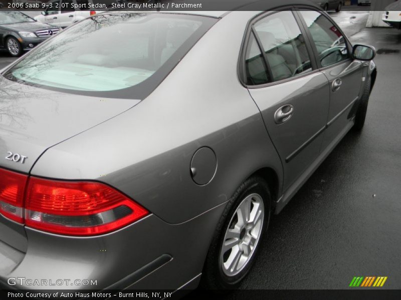 Steel Gray Metallic / Parchment 2006 Saab 9-3 2.0T Sport Sedan