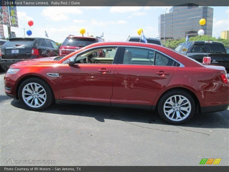 Ruby Red / Dune 2014 Ford Taurus Limited
