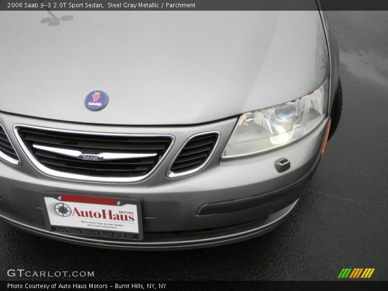 Steel Gray Metallic / Parchment 2006 Saab 9-3 2.0T Sport Sedan