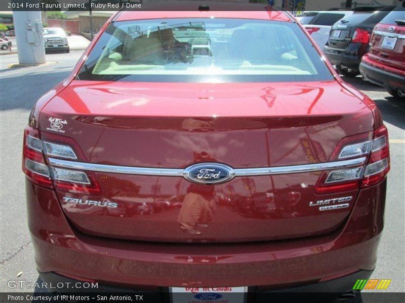 Ruby Red / Dune 2014 Ford Taurus Limited