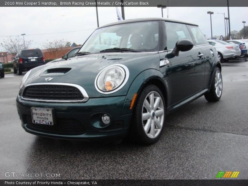 British Racing Green Metallic / Grey/Carbon Black 2010 Mini Cooper S Hardtop