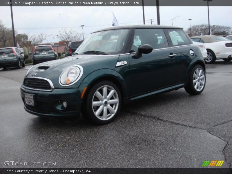 British Racing Green Metallic / Grey/Carbon Black 2010 Mini Cooper S Hardtop