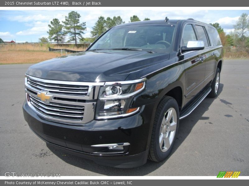 Black / Jet Black 2015 Chevrolet Suburban LTZ 4WD