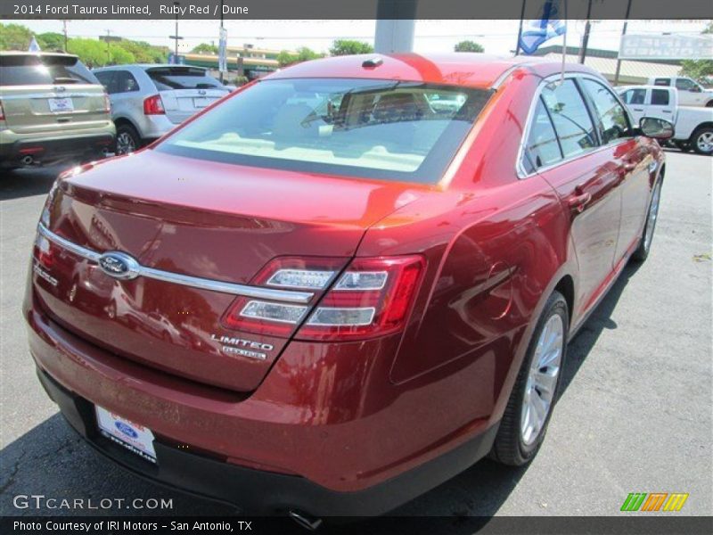 Ruby Red / Dune 2014 Ford Taurus Limited