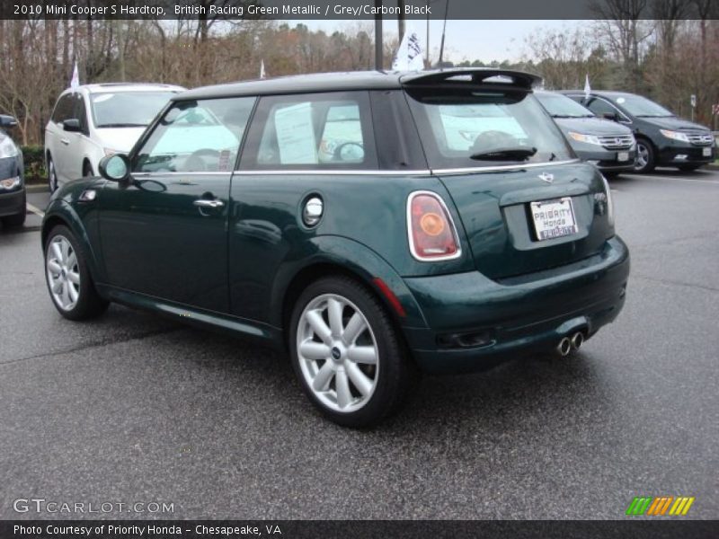 British Racing Green Metallic / Grey/Carbon Black 2010 Mini Cooper S Hardtop