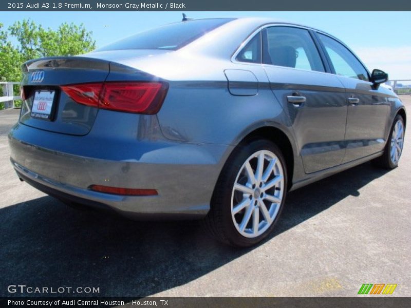 Monsoon Gray Metallic / Black 2015 Audi A3 1.8 Premium