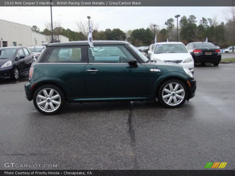 British Racing Green Metallic / Grey/Carbon Black 2010 Mini Cooper S Hardtop